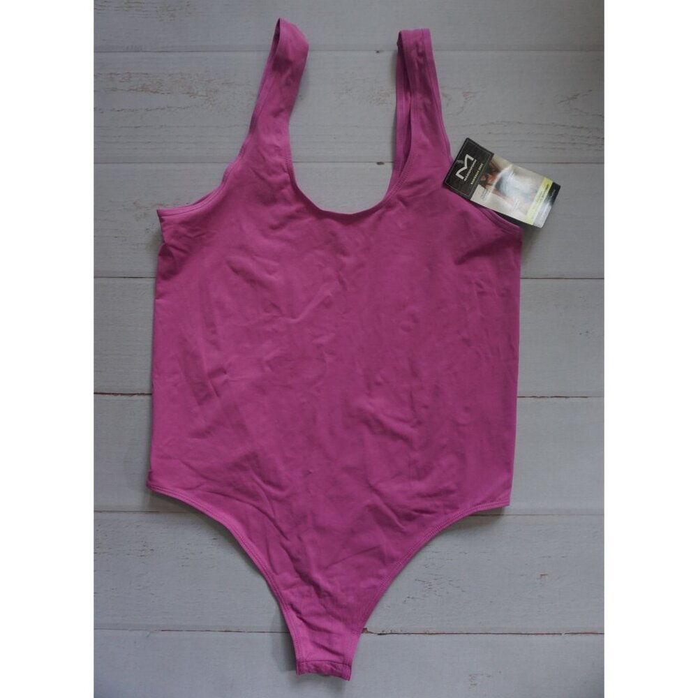Maidenform Magenta Quartz Seamless Smoothing Bodysuit MST001 - NWT - Picture 2 of 7